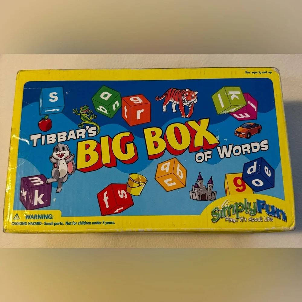 SimplyFun Montessori Educational Spelling Reading Vocabulary Self Play NWT